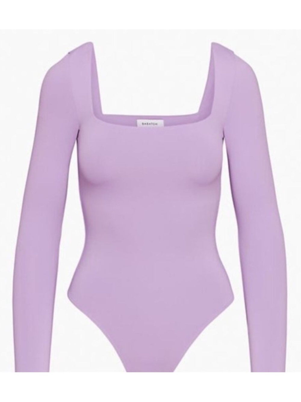 Aritzia Babaton Contour Long Sleeve Bodysuit Lilac S